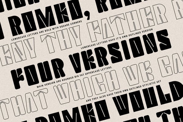 Bolt Display - Rounded Bold Sans Serif