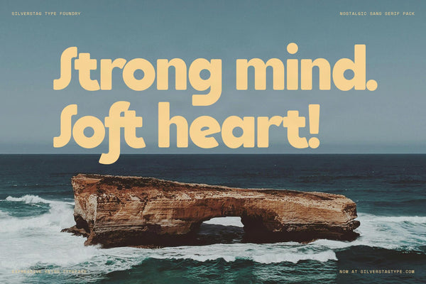 SLTF Saffielle - Bold & Expressive Retro Sans Serif Font