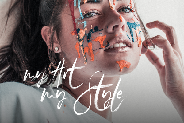 SkyLove – Hand-Painted SVG Watercolor Script Font