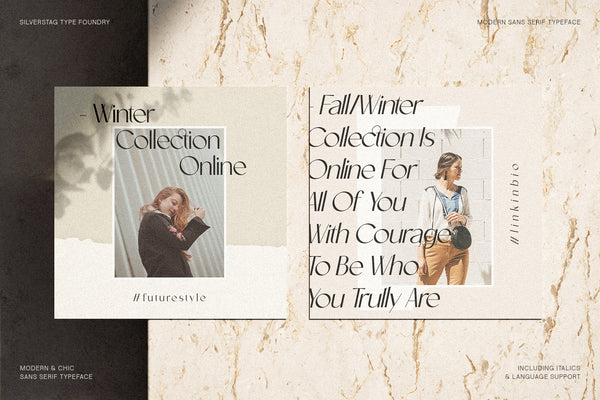 Castillet - Elegant Sans Serif Font With Italics