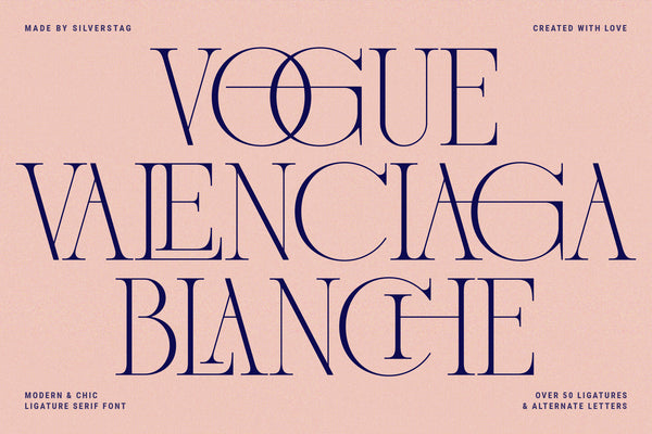 French Voyager - Chic Ligature Serif