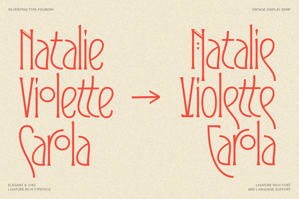 Reina Sofia - Vintage Display Serif Font