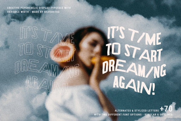 SAVIGNY - Psychedelic Display Font