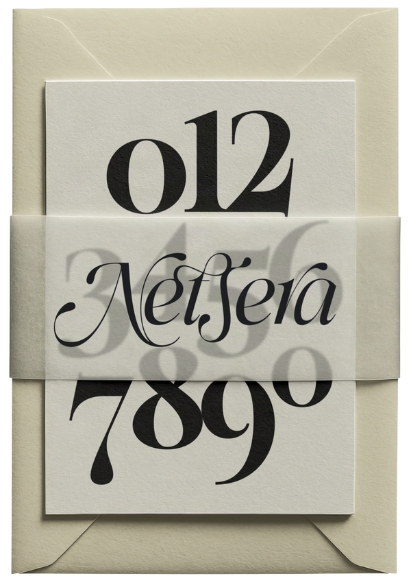 SLTF Netsera — Calligraphic Editorial Serif Typeface