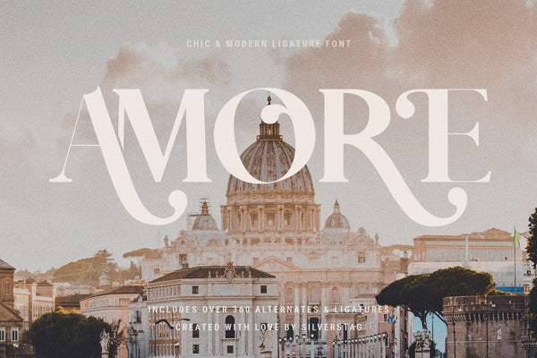 Vicky Christina - Ligature Serif Font