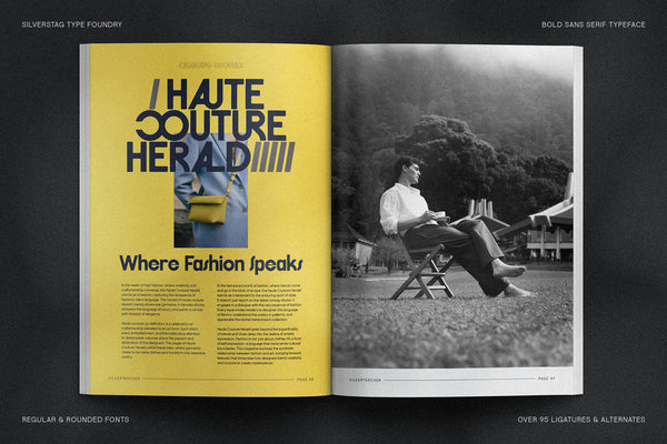 FlyBridge - Bold Ligature Rich Sans Serif Typeface