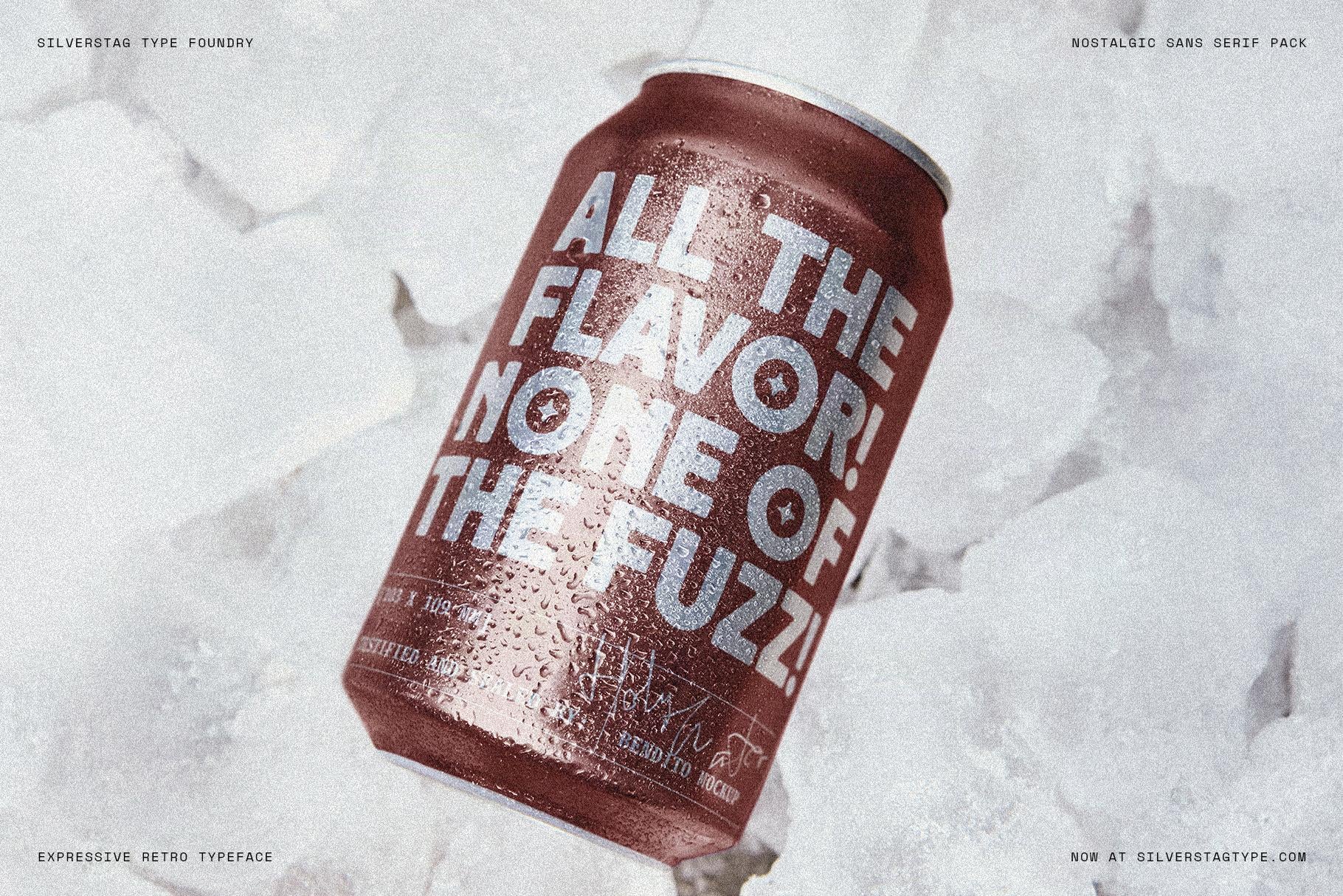 SLTF Saffielle - Bold & Expressive Retro Sans Serif Font
