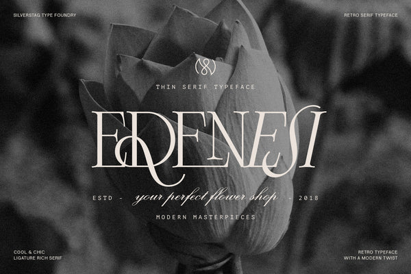 Frosty Garden - Elegant Retro Serif Font