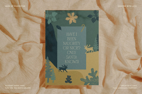 Frosty Xmas - An Elegant Holiday-Themed Serif Font