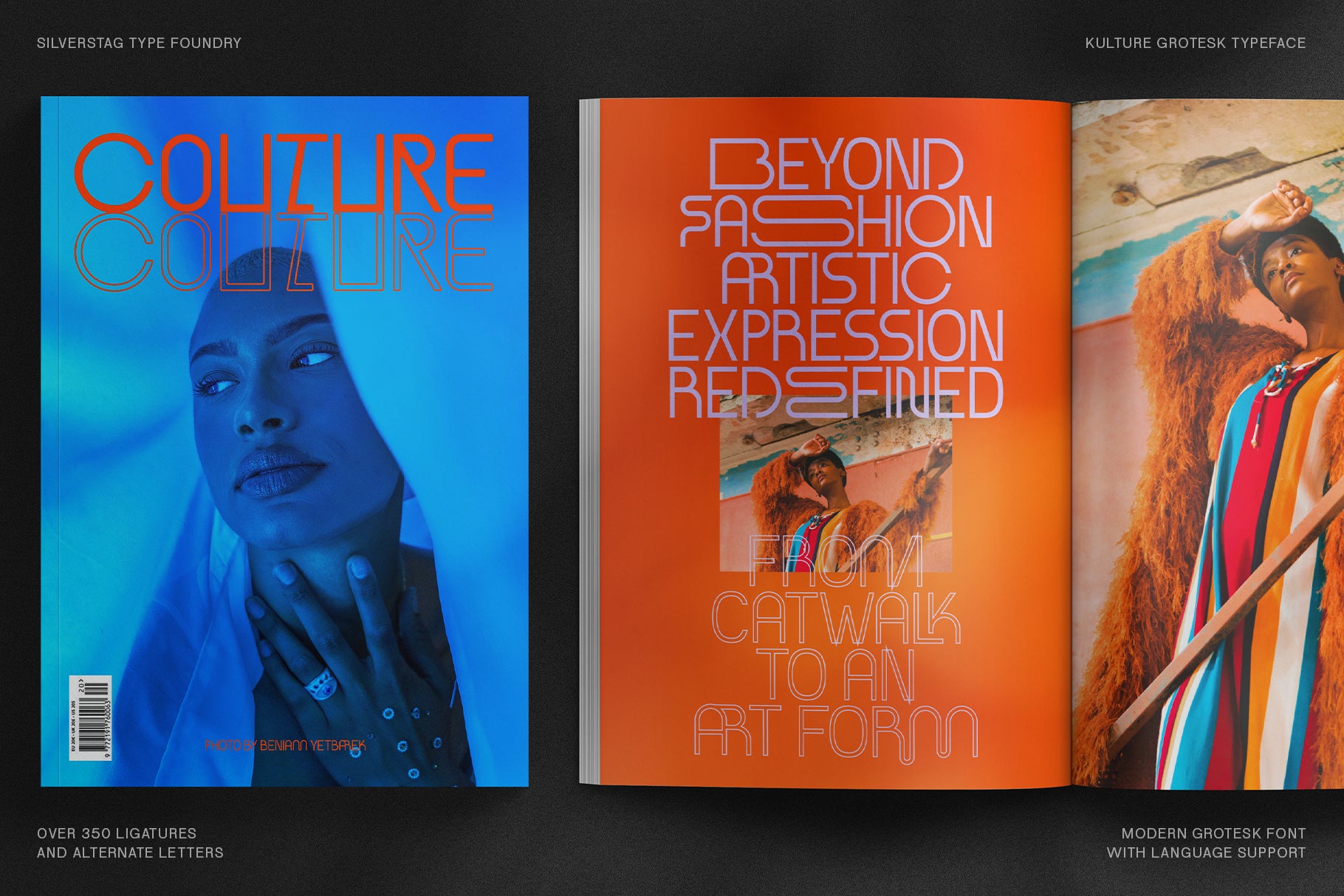 Grotesque Performance Style Kulture Grotesk – A Modern Grotesque Typeface with 4 Styles & 350 ...
