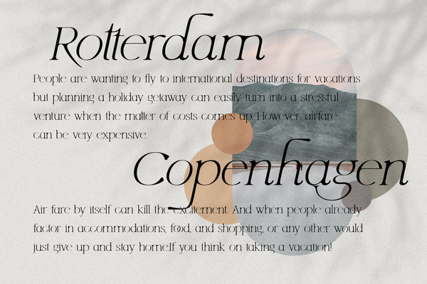 Lucky Feelings - Serif Font Family
