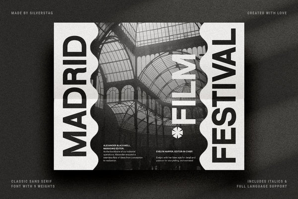 Silver Archer - An 18-Font Classic Sans Typeface