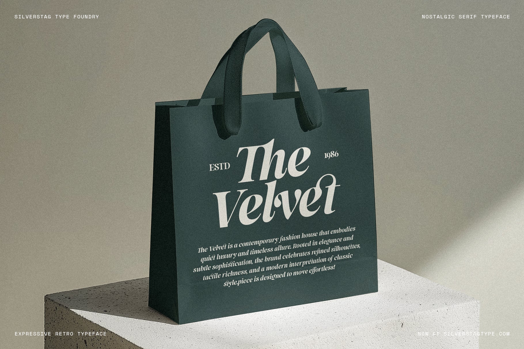 SLTF La Mystère - High Contrast Serif Font for Editorial Design