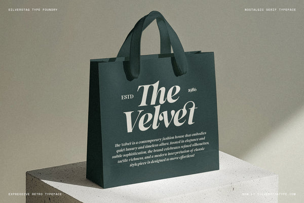 SLTF La Mystère - High Contrast Serif Font for Editorial Design