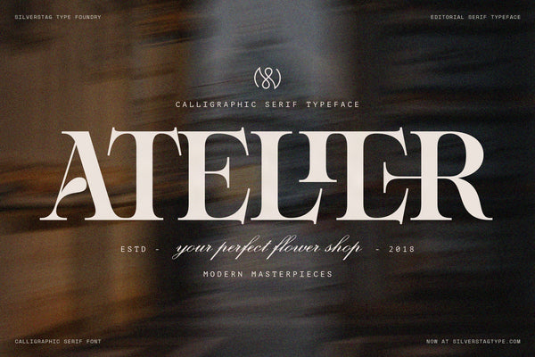 SLTF Netsera — Calligraphic Editorial Serif Typeface