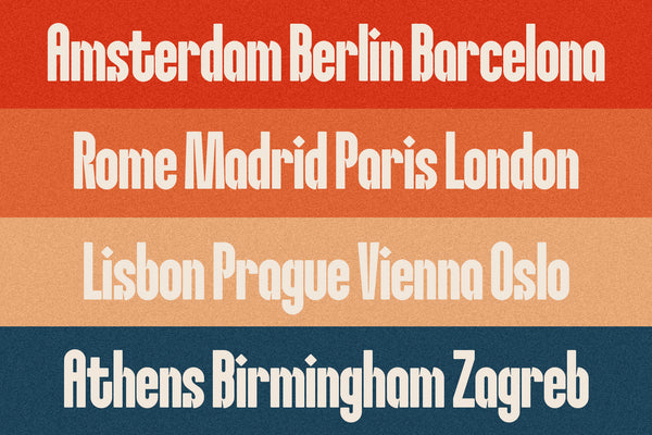 SLTF Knolt – Ultra-Condensed Ligature Display Font