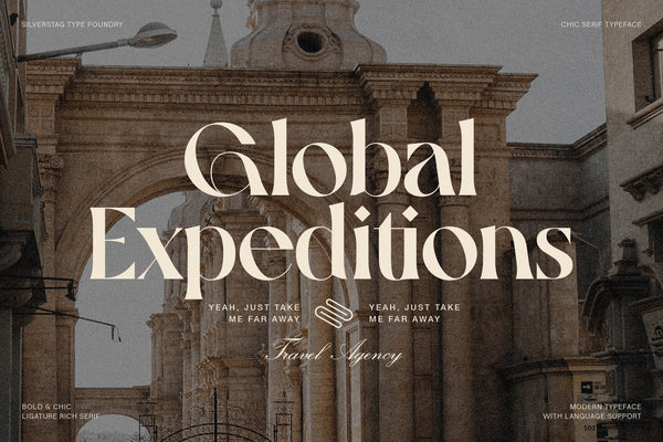 Gallica - A Powerful Ligature Serif Font