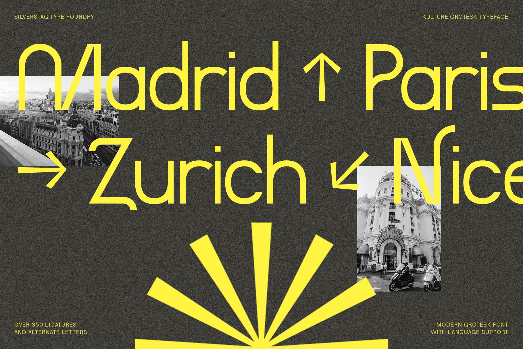 Kulture Grotesk – A Modern Grotesque Typeface with 4 Styles & 350 ...