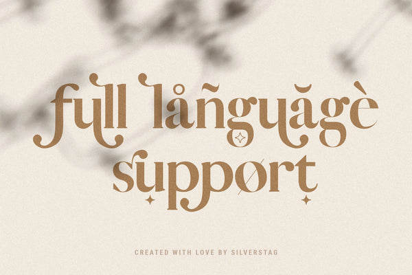Vicky Christina - Ligature Serif Font