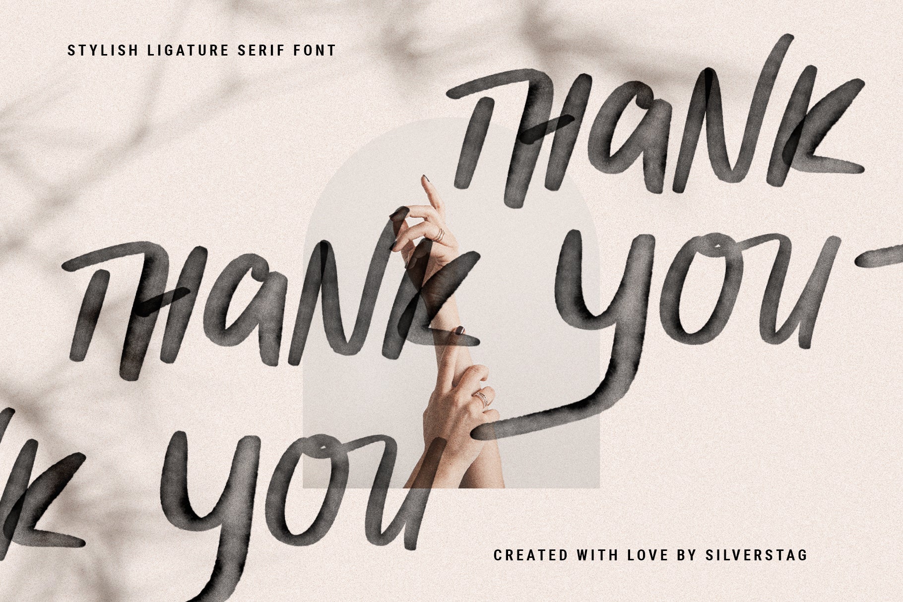 CHIC LOVERS - Watercolor SVG Font