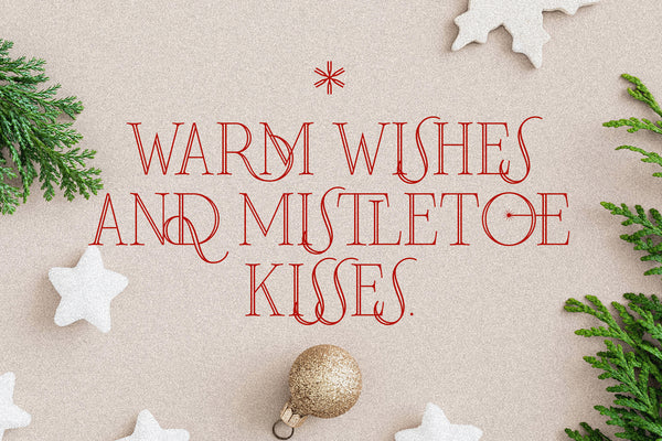 Frosty Xmas - An Elegant Holiday-Themed Serif Font