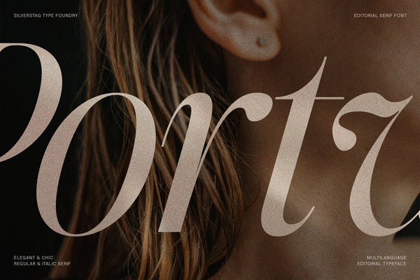 The Portray - Elegant Serif Typeface