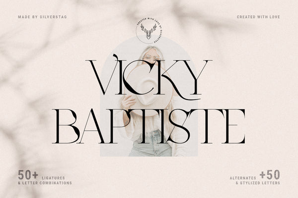MOON CROWD – Chic Ligature Serif with 100+ Alternates