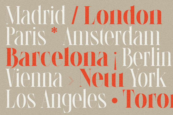 LaRuja - Modern Serif Typeface