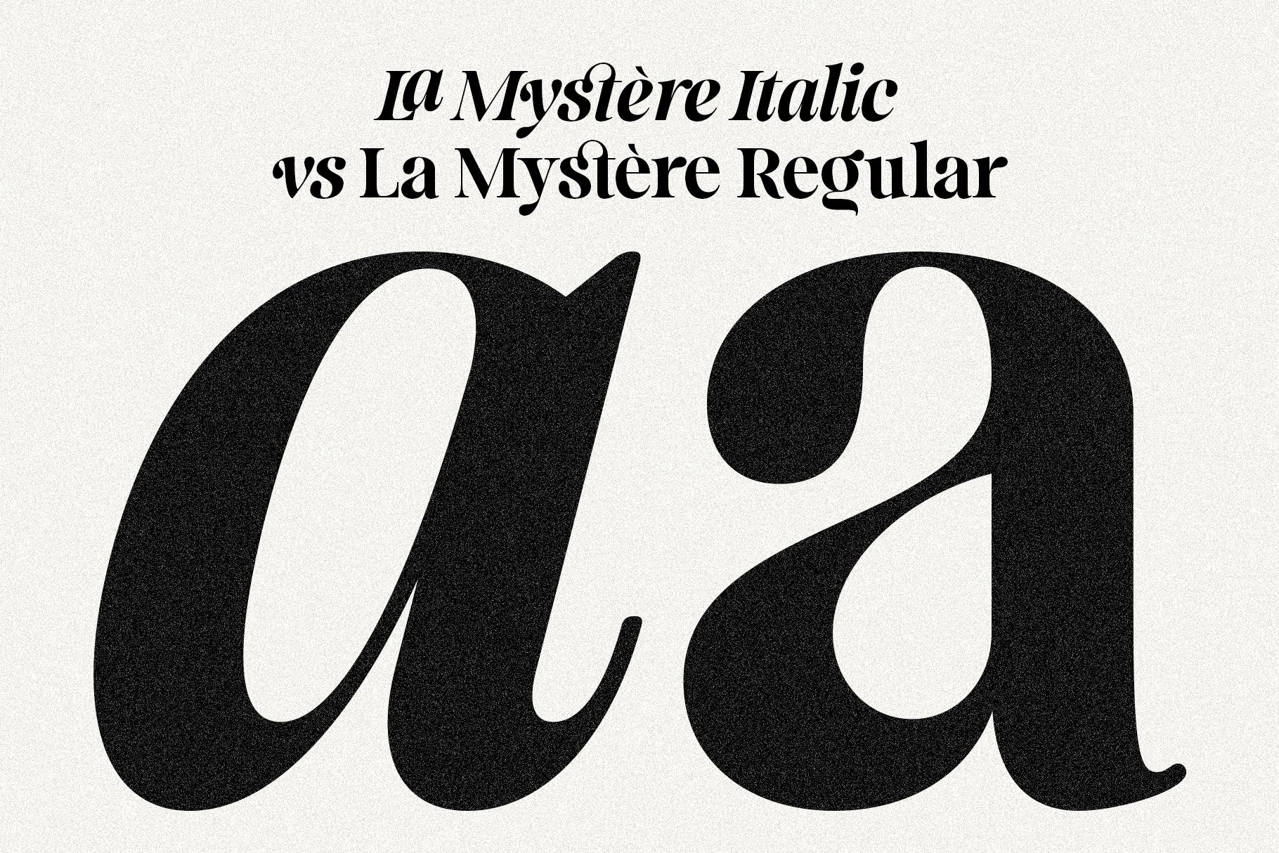 SLTF La Mystère - High Contrast Serif Font for Editorial Design