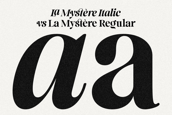 SLTF La Mystère - High Contrast Serif Font for Editorial Design