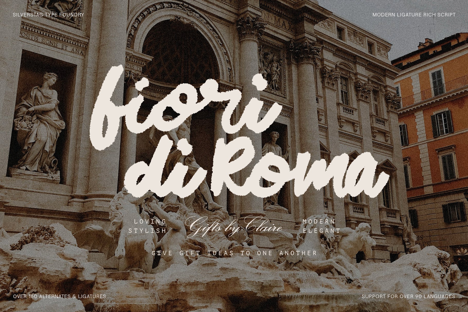 SLTF Midnight Chianti – A Bold Handwritten Font with 3 Letter Sets