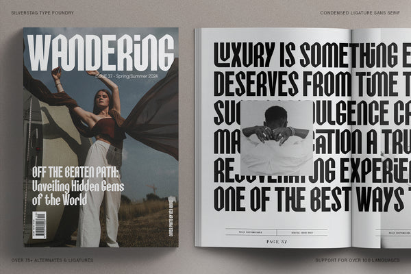 SLTF Celestial Guardians - Condensed Sans Serif Typeface