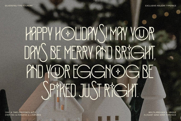 SLTF Holiday Whispers - A Soft Contemporary Serif