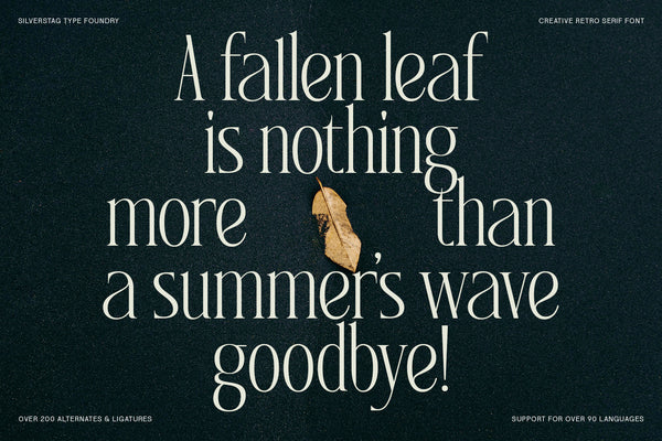 SLTF Rogue Rebellion - Ligature Serif Font
