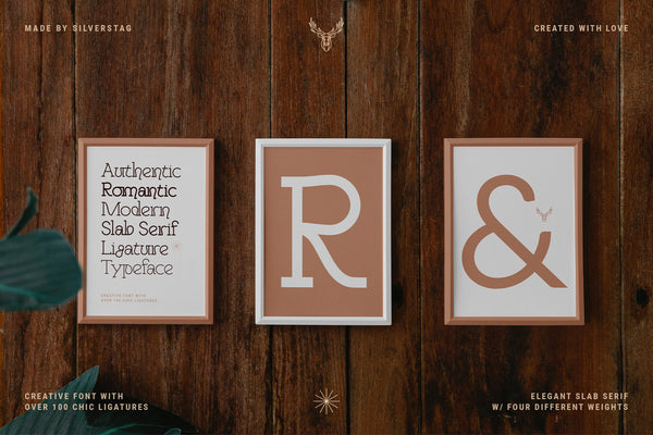 Authentic Romantic - Modern Slab Serif Typeface