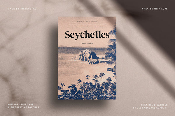 Eighties Nostalgia - Ligature Serif Font