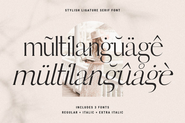 Esther - Ligature Serif Font Family