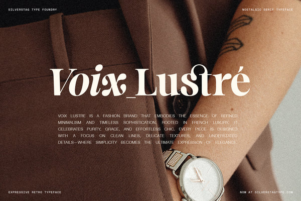 SLTF La Mystère - High Contrast Serif Font for Editorial Design