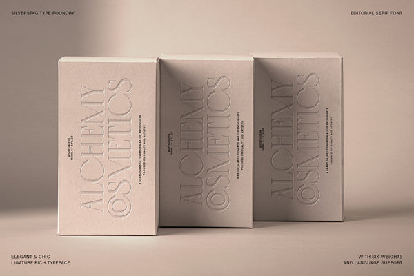 Cosmic Solace - Ligature Rich Serif Typeface