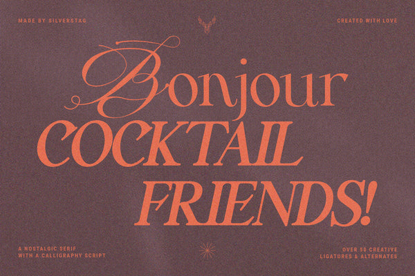 Silver Garden - Nostalgic Font Duo