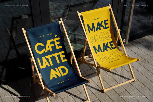 FlyBridge - Bold Ligature Rich Sans Serif Typeface