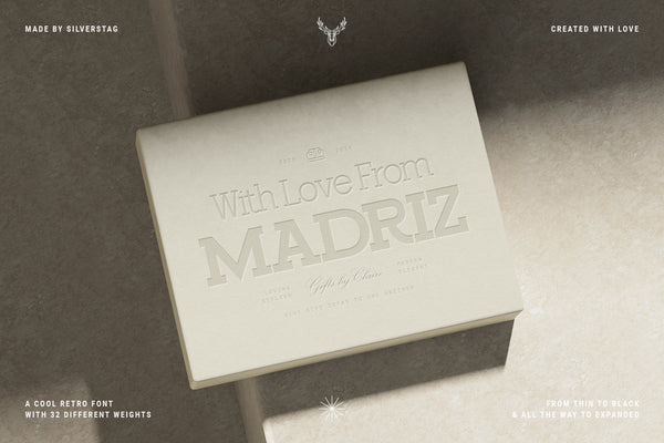 Madriz - Retro Slab Serif Typeface