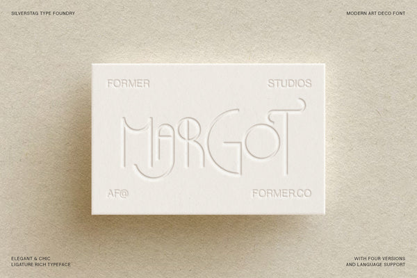 Costa de Malaga - Modern Art Deco Typeface