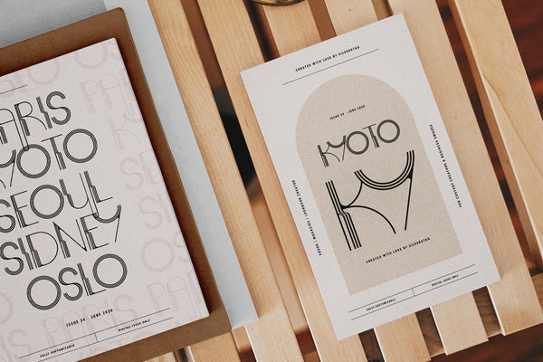 BogArt Deco - Ligature Rich Font Family