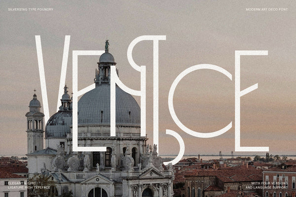 Costa de Malaga - Modern Art Deco Typeface