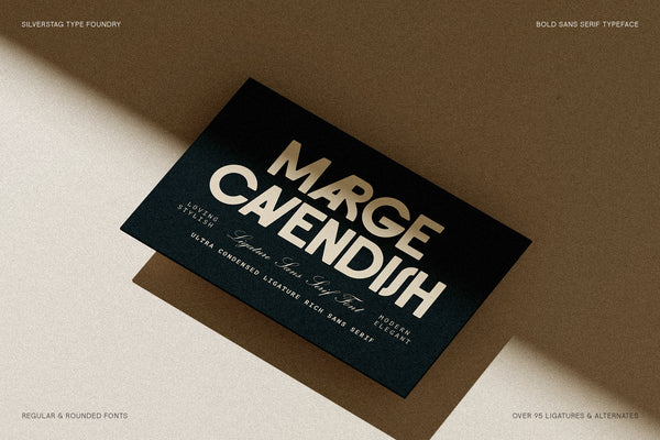 FlyBridge - Bold Ligature Rich Sans Serif Typeface