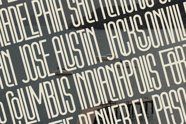 First Contact - Ultra Condensed Typeface (16 Fonts)