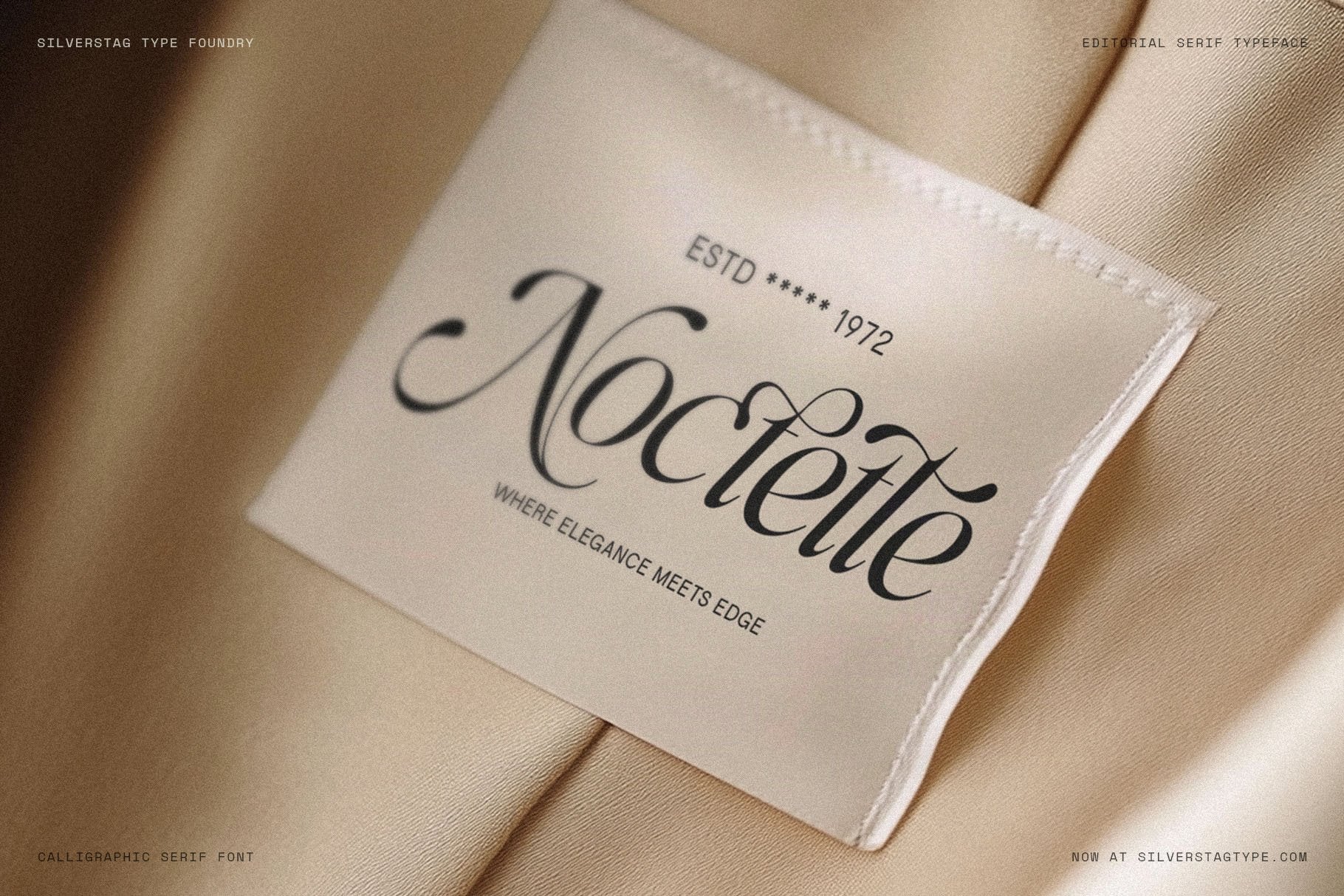 SLTF Netsera — Calligraphic Editorial Serif Typeface