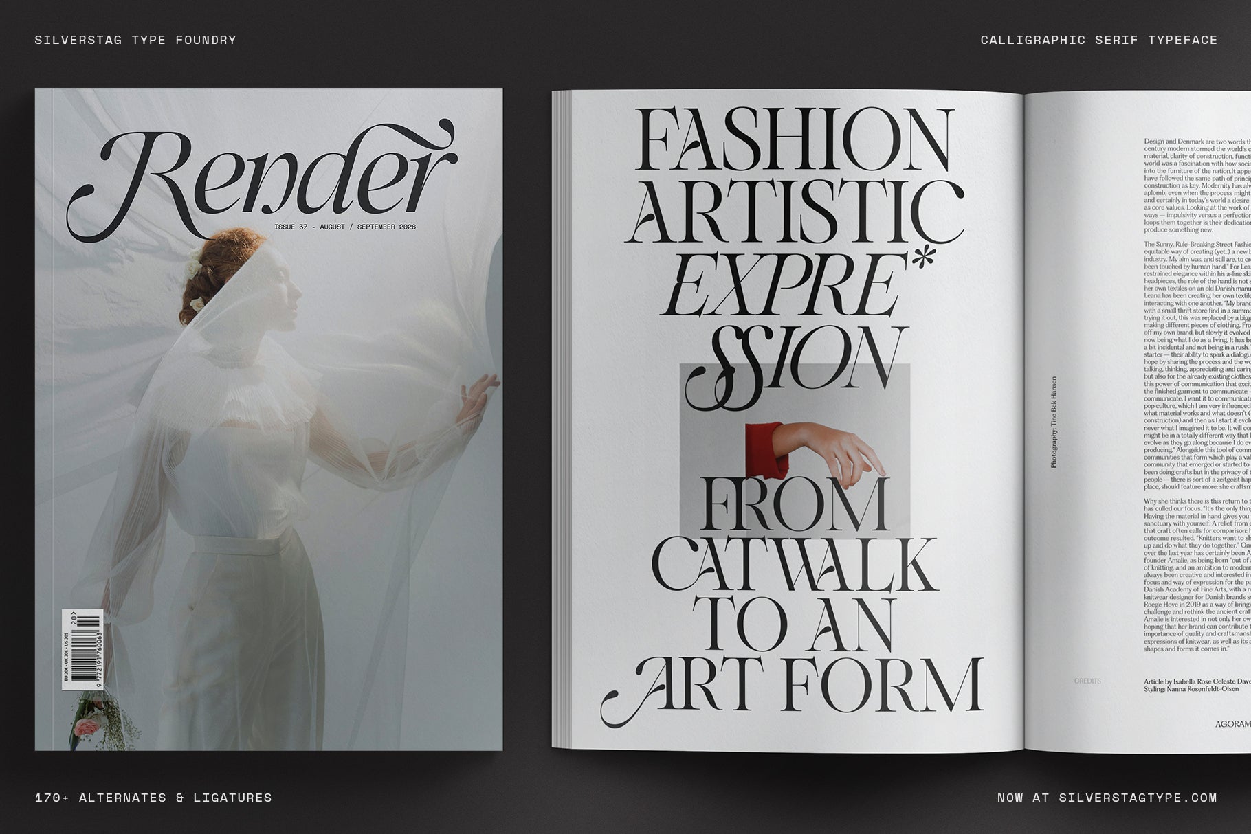 SLTF Netsera - Calligraphic Serif Typeface