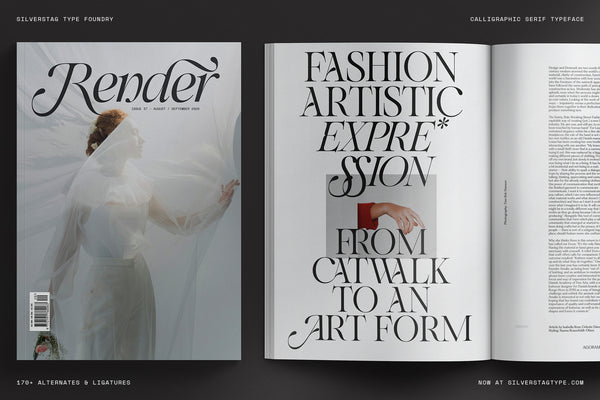 SLTF Netsera - Calligraphic Serif Typeface